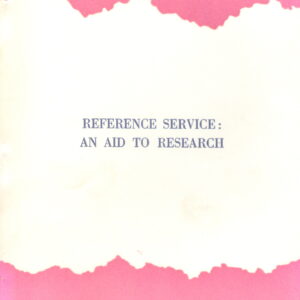 Reference Service: An aid to Research